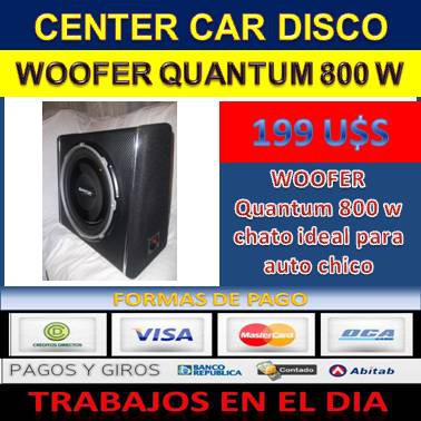 Woofer Quantum 800 Watt Slim 